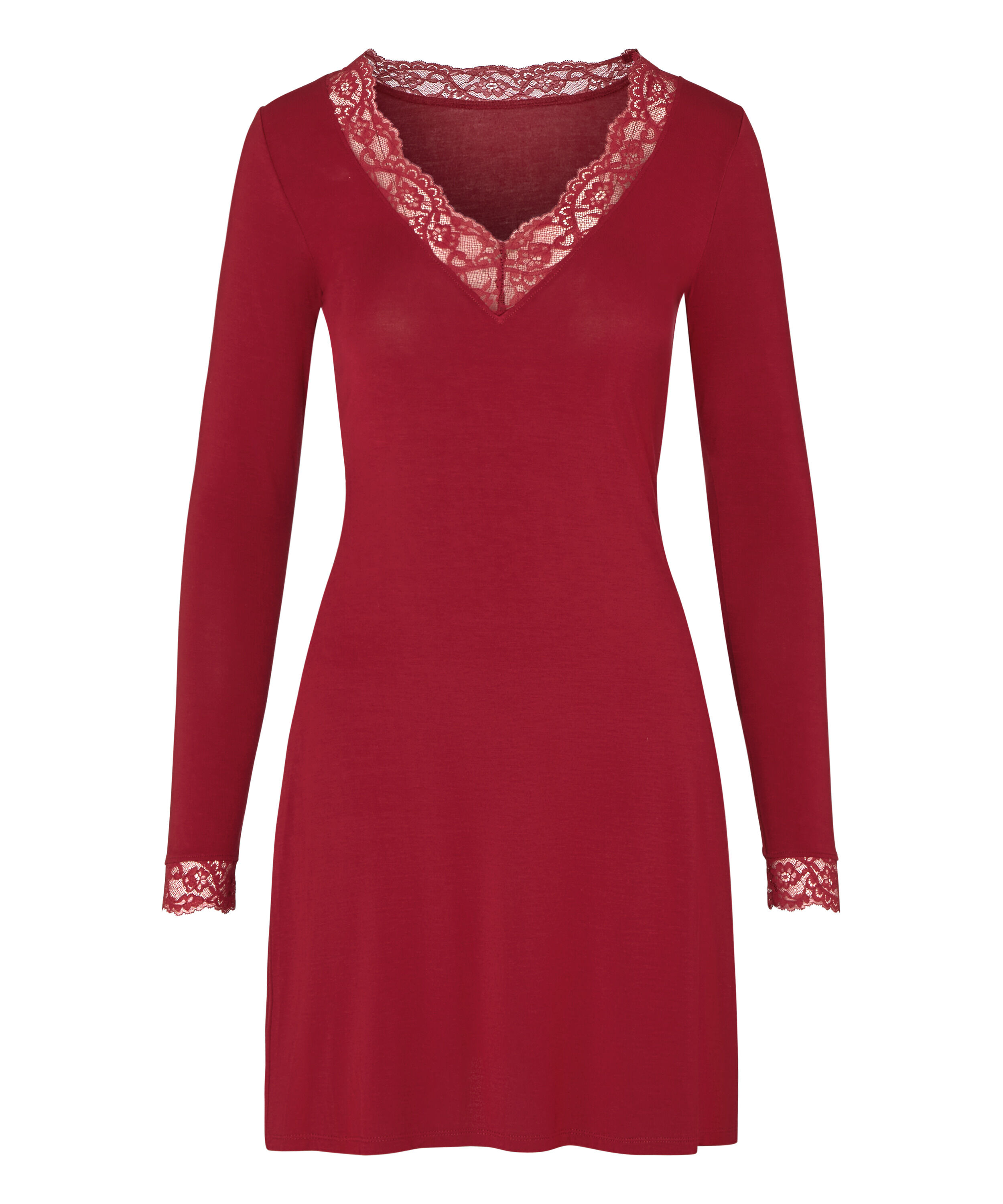 Nightshirt  Lace Nana, Red