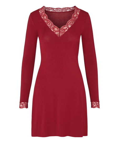 Nightshirt  Lace Nana, Red
