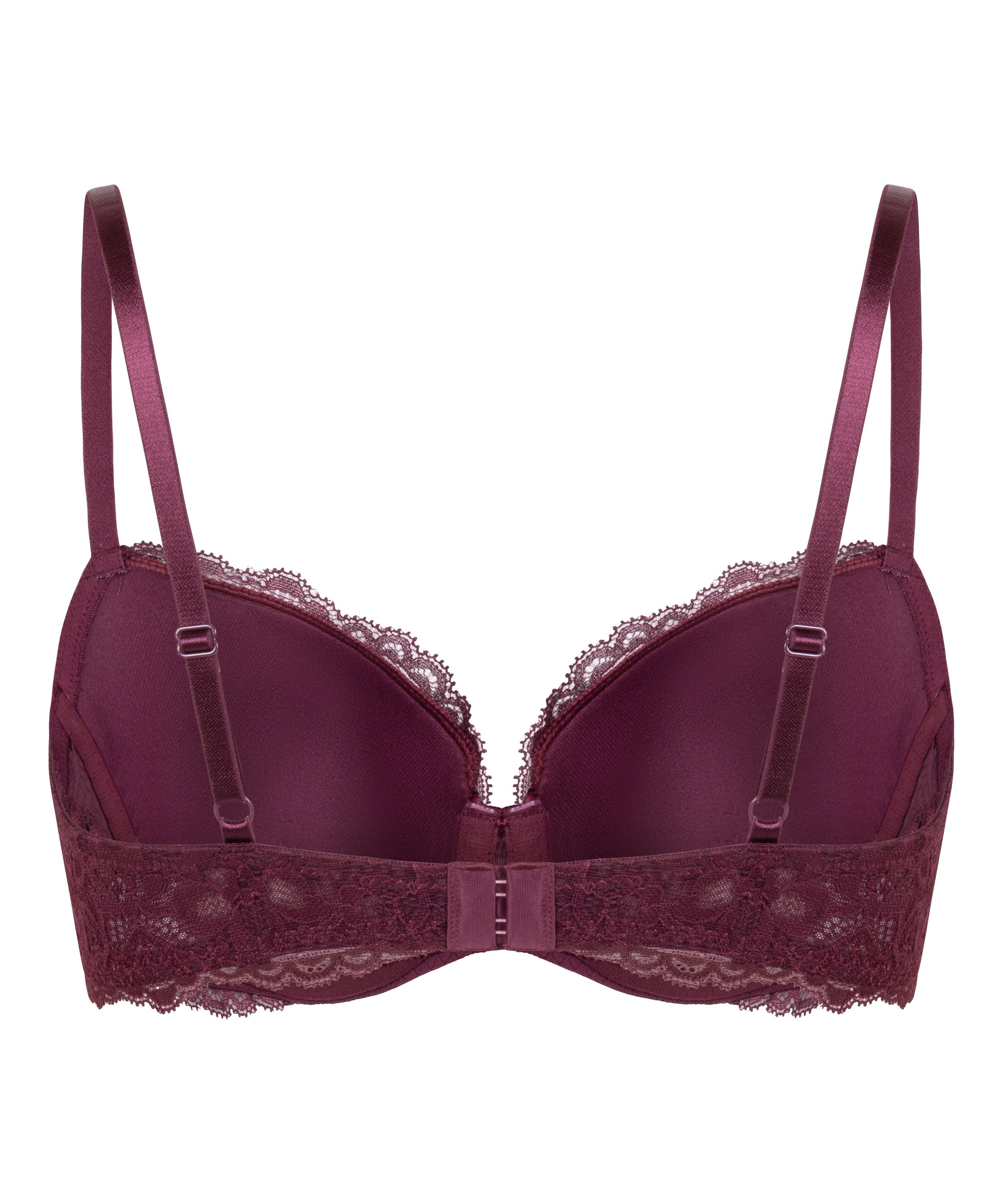 Marine Padded Underwired Bra, Purple, main