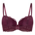 Marine Padded Underwired Bra, Purple
