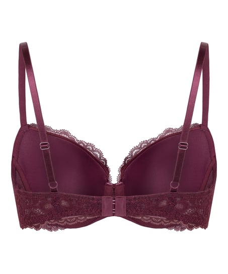 Marine Padded Underwired Bra, Purple