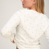 Top Pointelle, White