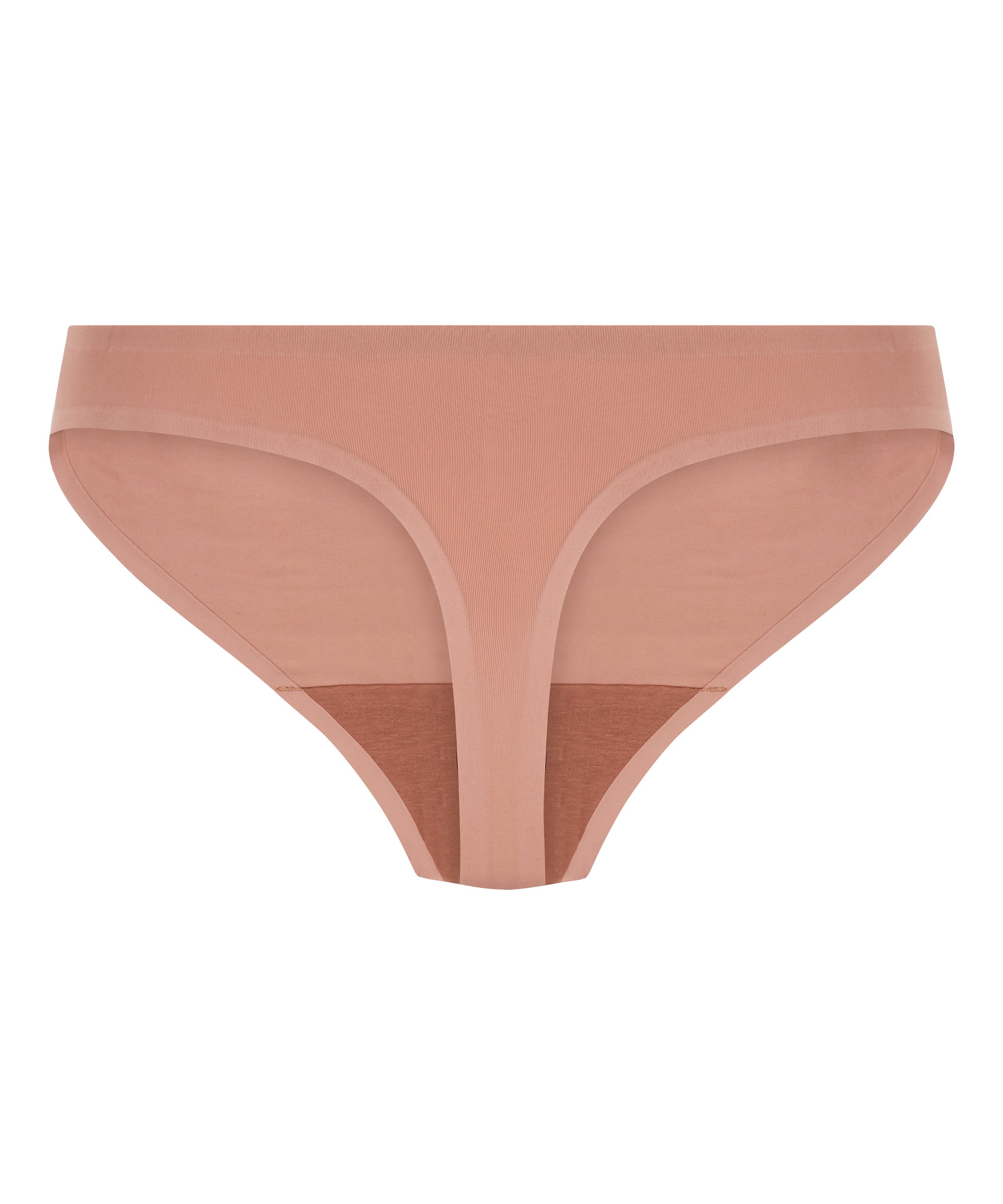 Invisible thong basic, Brown, main
