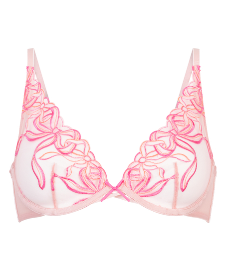 Beau Non-Padded Underwired Bra, Pink