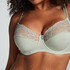 Sophie Non-Padded Underwired Bra, Green