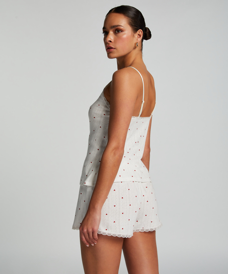 Cami lace top, White