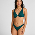 Neoprene Bikini Top, Green