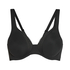Mesh non-padded underwired bra, Black