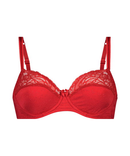 Sophie Non-Padded Underwired Bra, Red