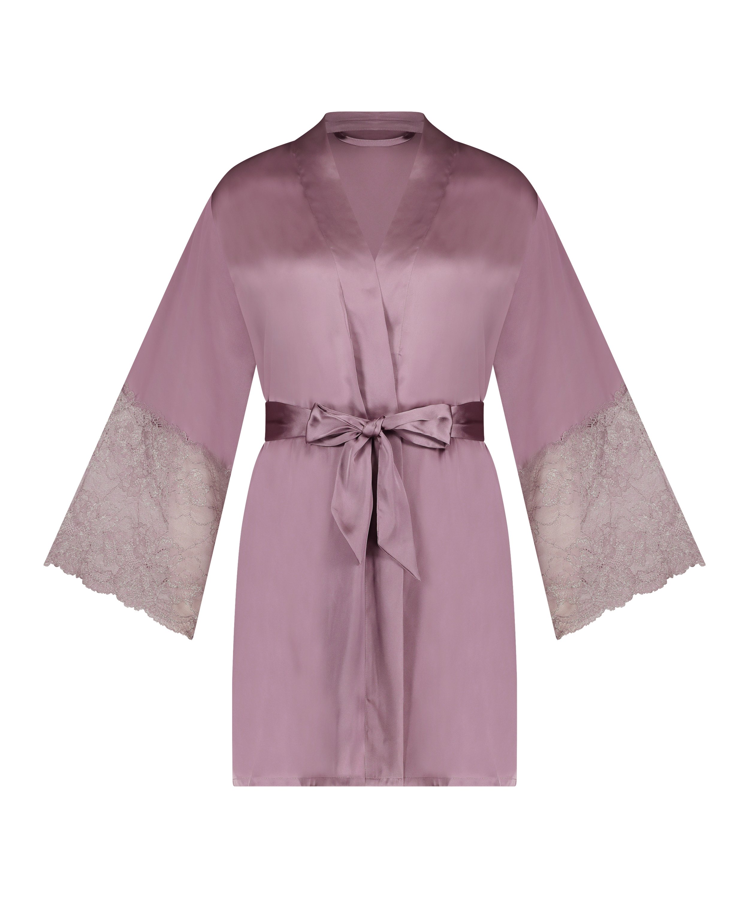 Satin Kimono, Purple, main