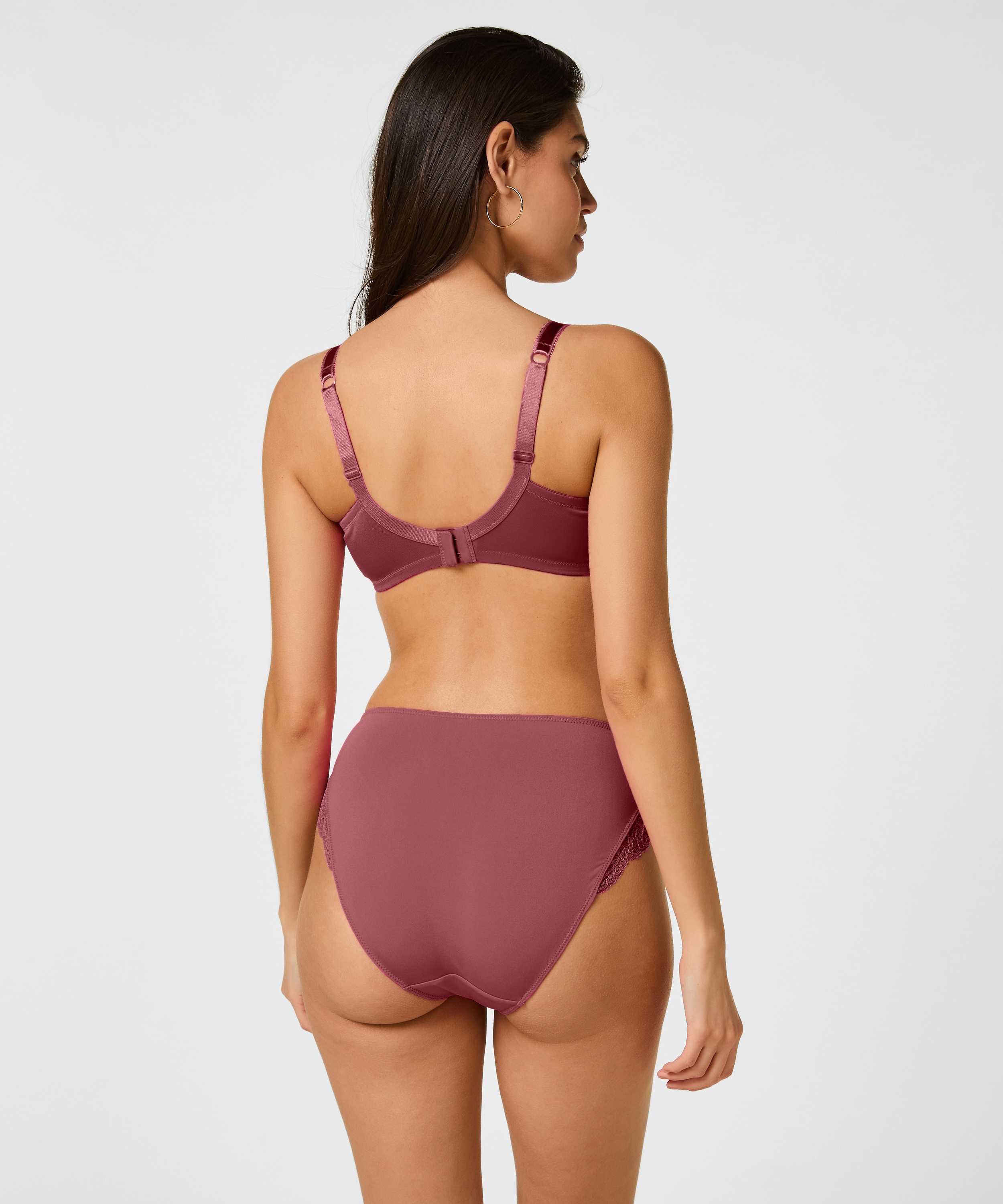 Sophie Non-Padded Underwired Bra, Purple, main