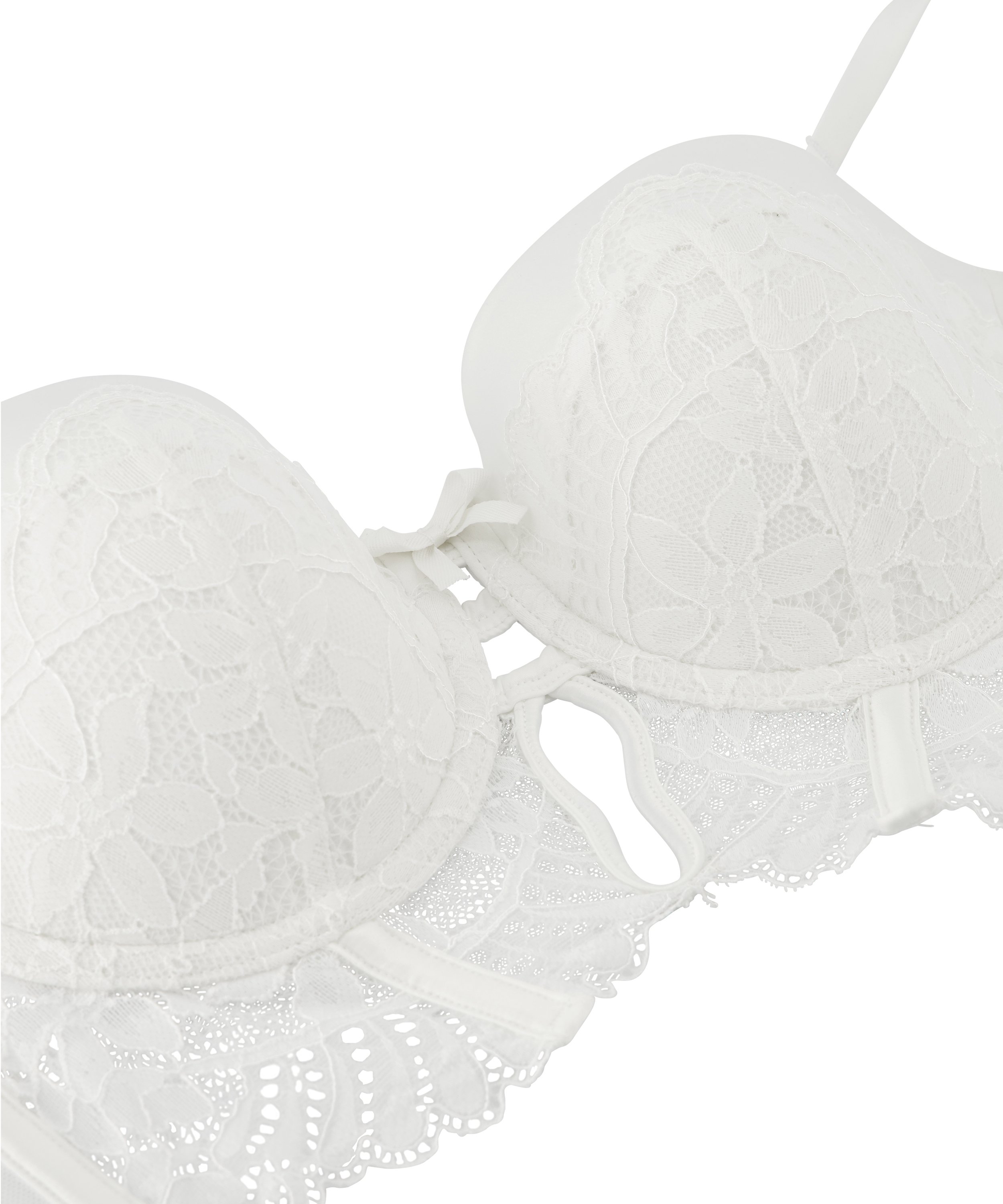 Jamie Padded Underwired Strapless Bra, White, main