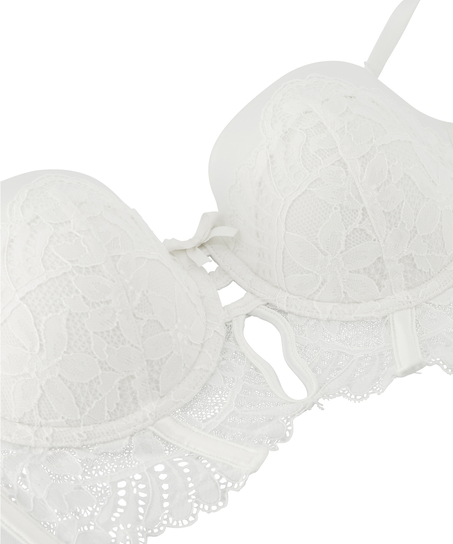 Jamie Padded Underwired Strapless Bra, White