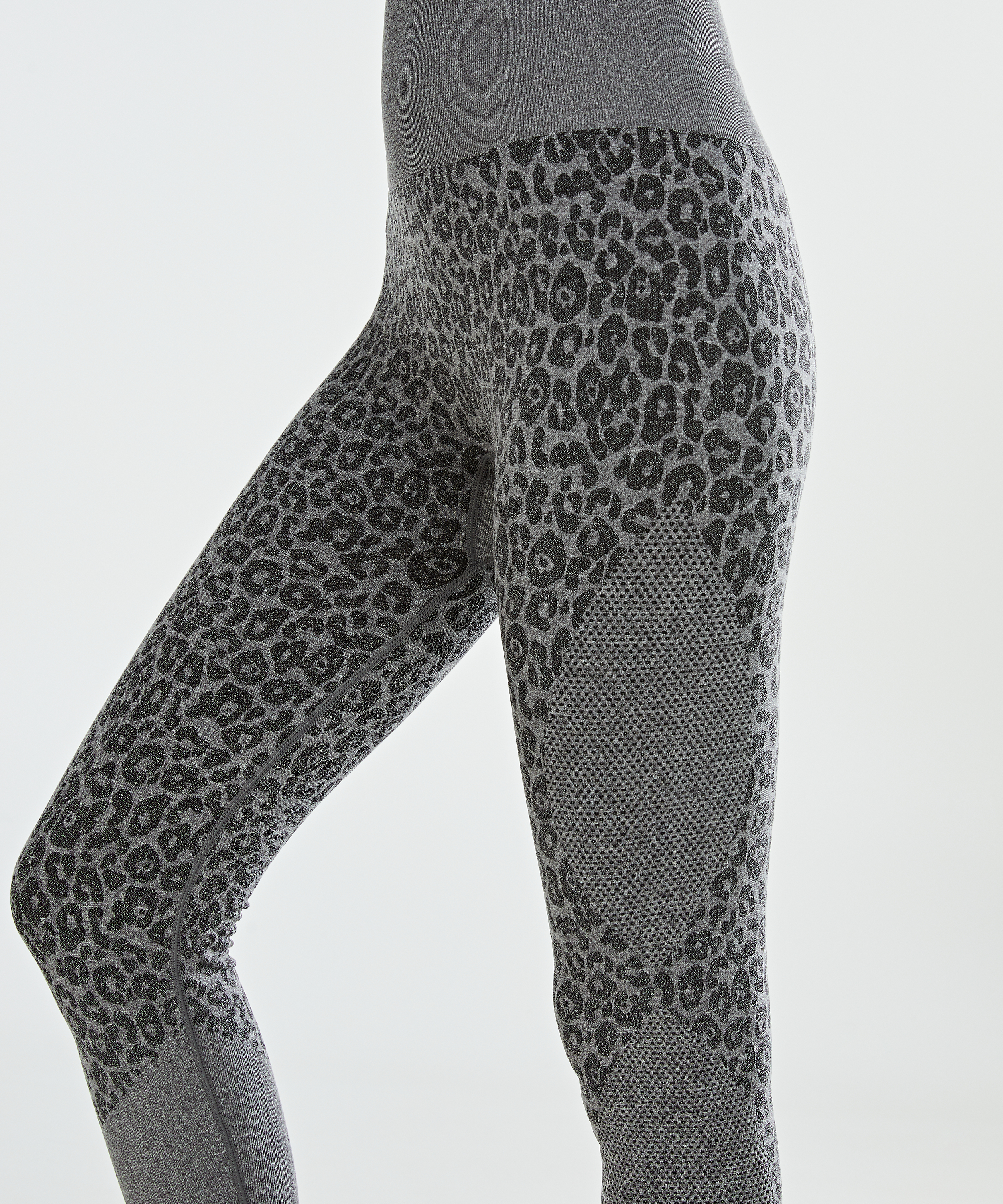 HKMX High Waist Level 3 Capri Leggings, Gray, main