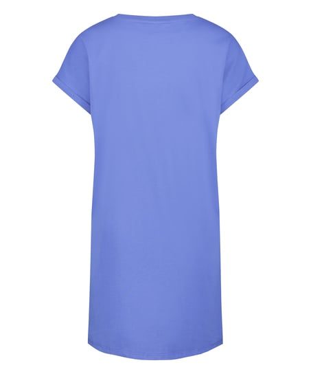 Round Neck Nightshirt, Blue