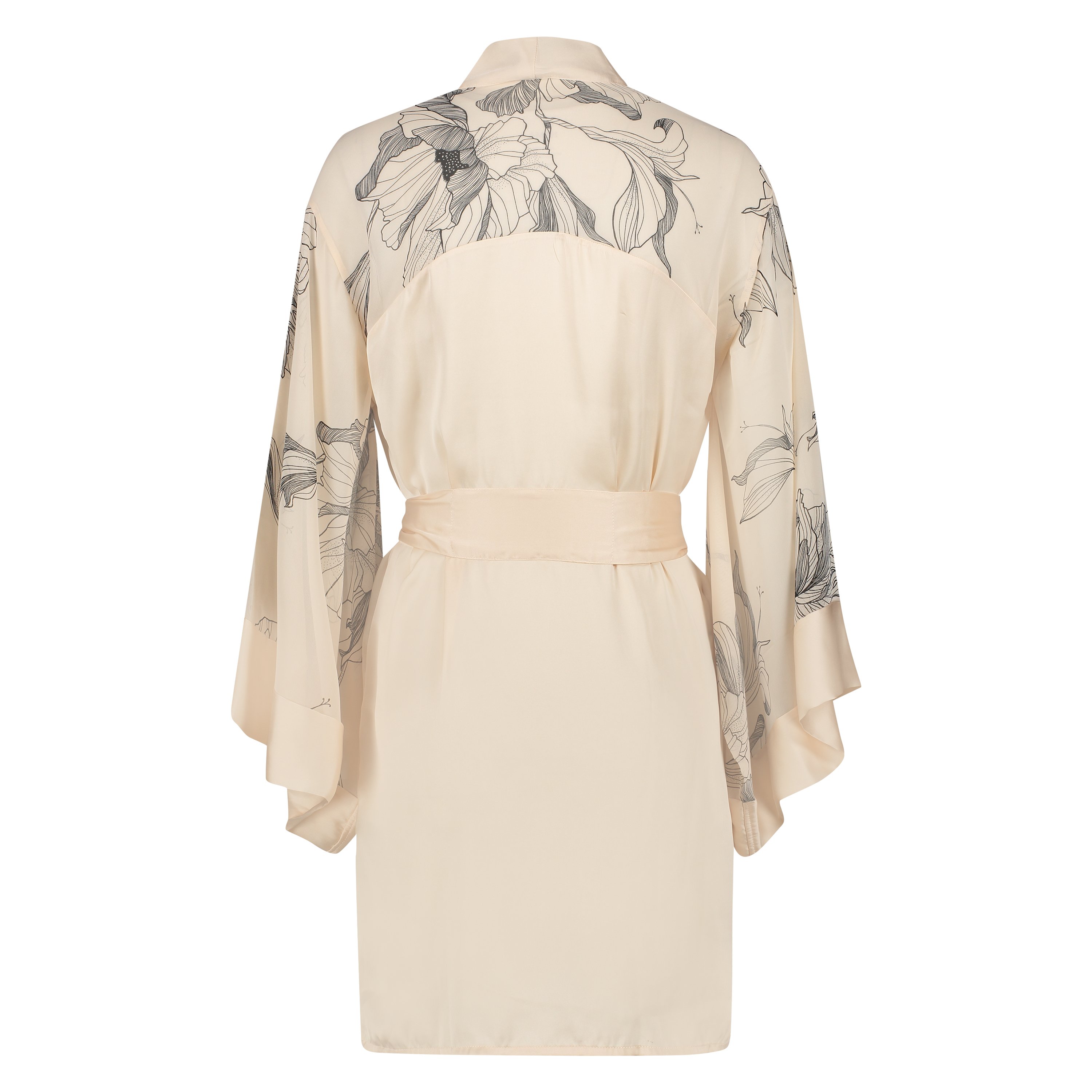 Lotus Satin Kimono, Pink, main