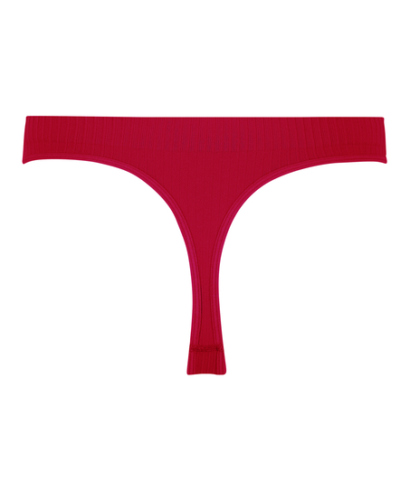 Dianne High Leg Thong, Red