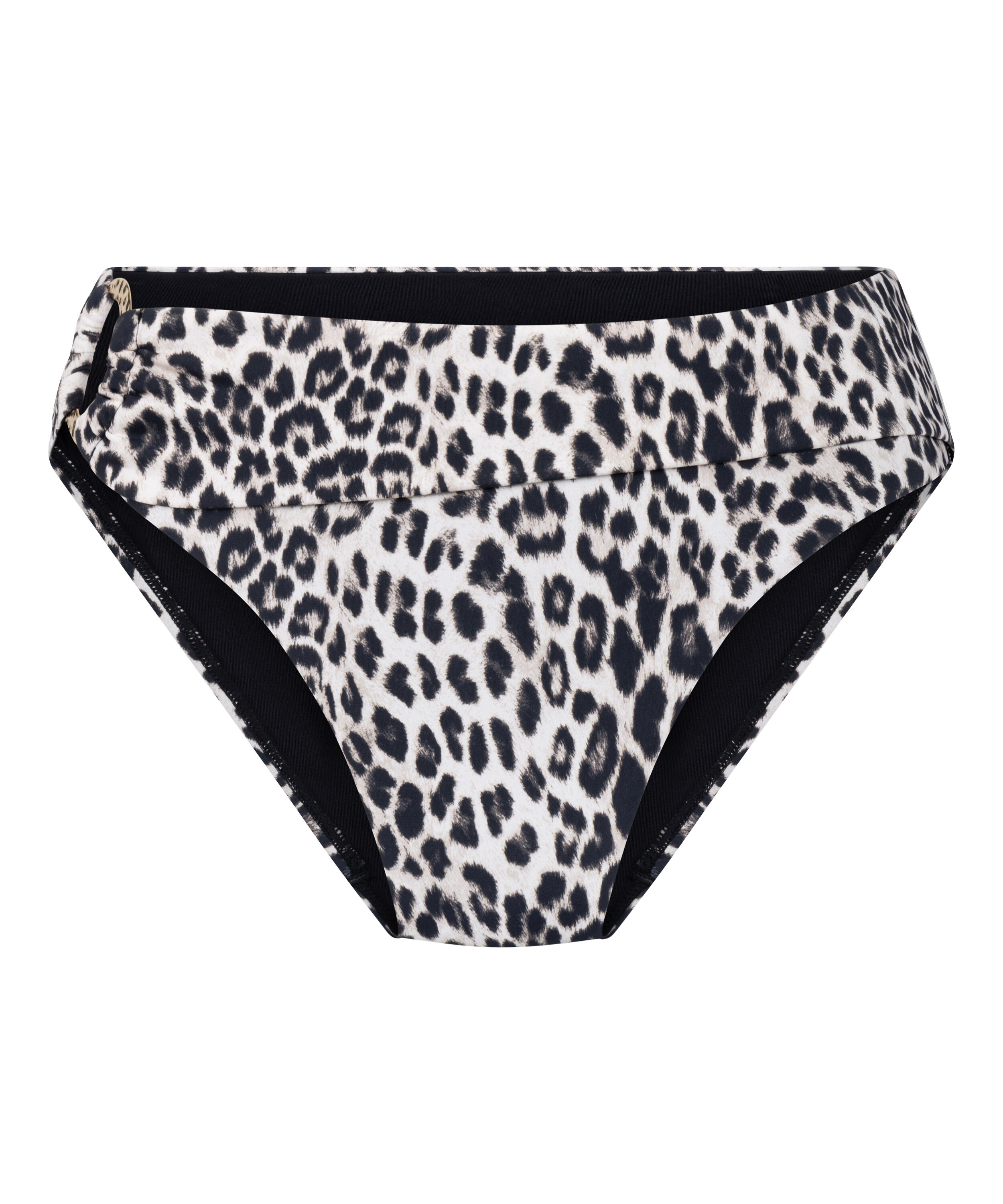 Rio Bikini Bottom Leopard, Black