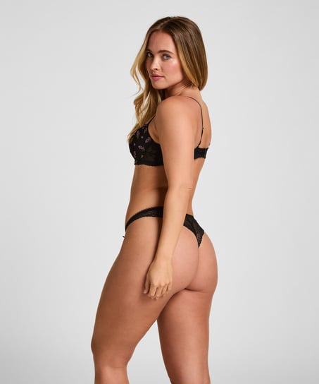 Padded Underwired Bra Iris, Black