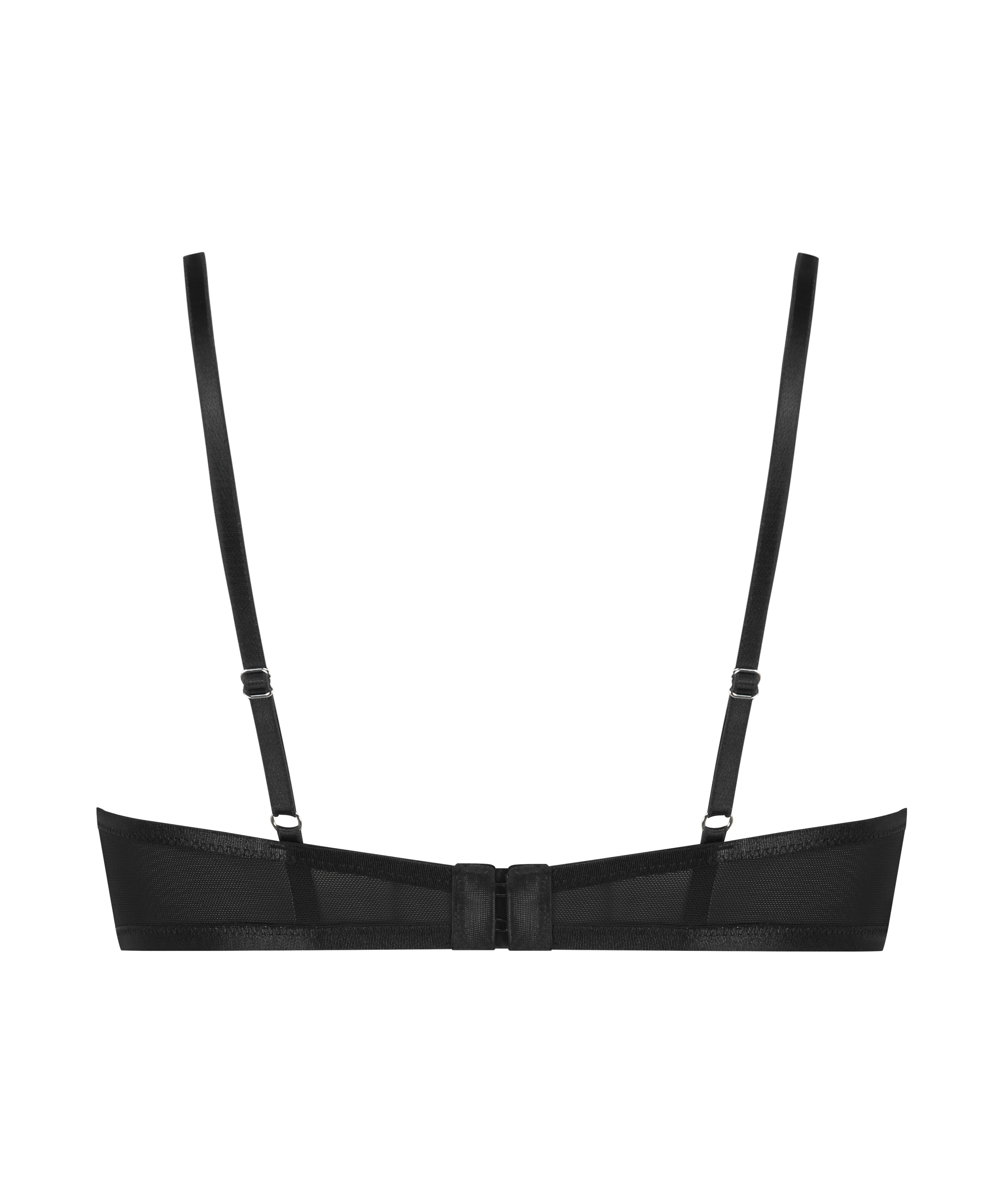 Luna Non-Padded Underwired Bra, Black, main