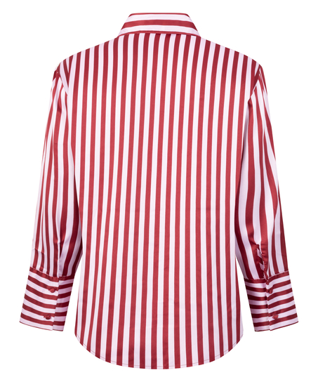 Satin Long-Sleeved Jacket, Pink