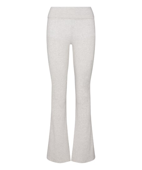 Flared Lounge Pants, Gray