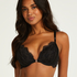 Arabella Padded Push-Up Underwired Bra, Black