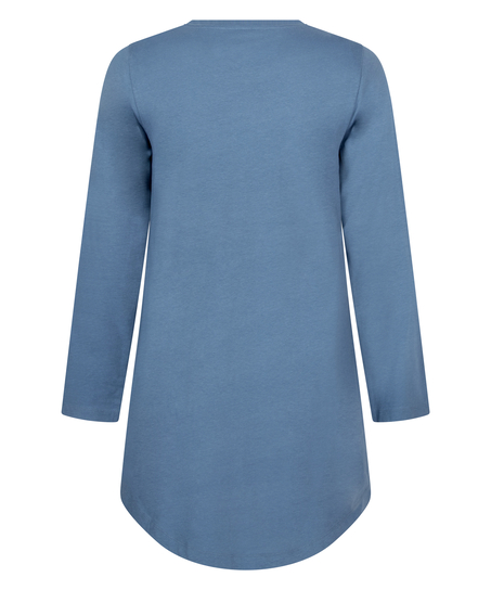 Round Neck Nightshirt, Blue