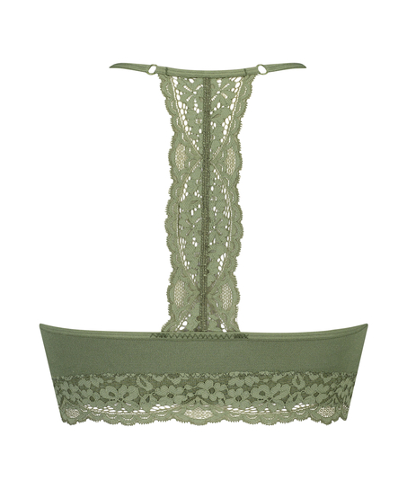 Marine seamless bralette, Green