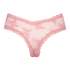 V-shaped Brazilian knickers mesh, Pink