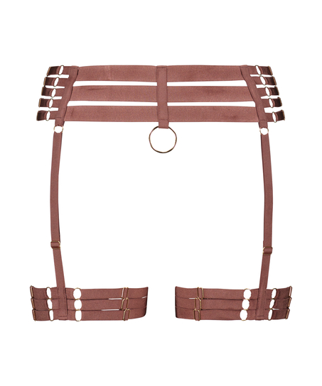 Private Suspender Belt, Brown