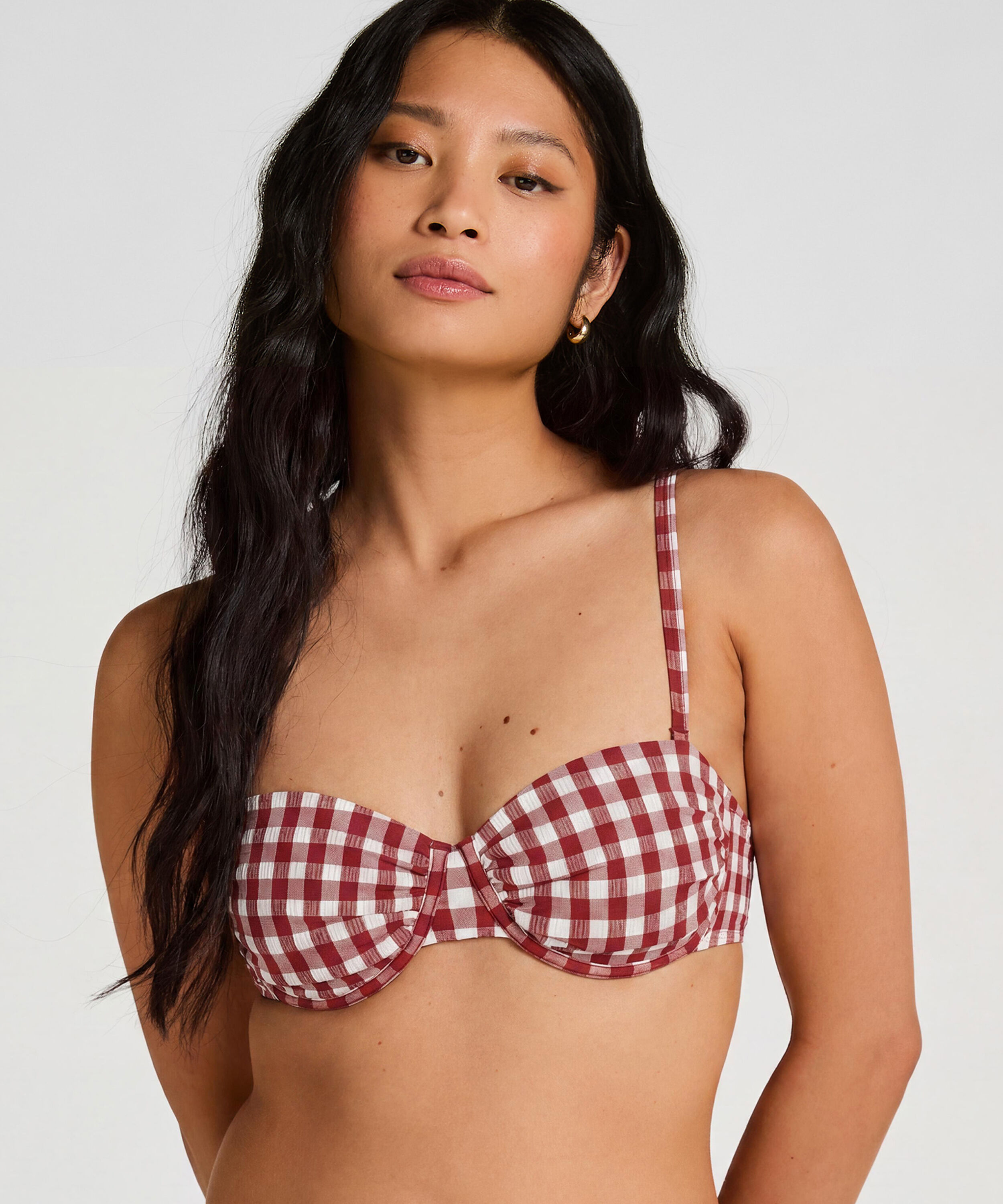 Padded Underwired Bikini Top Amalfi, Red