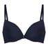 Plunge Padded Underwired Bra, Blue