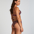 Invisible Lace Back Brazilian, Brown