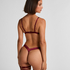 Elastic Leg Garters, Red