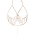 Rhinestrone Bralette Jewellery, Yellow