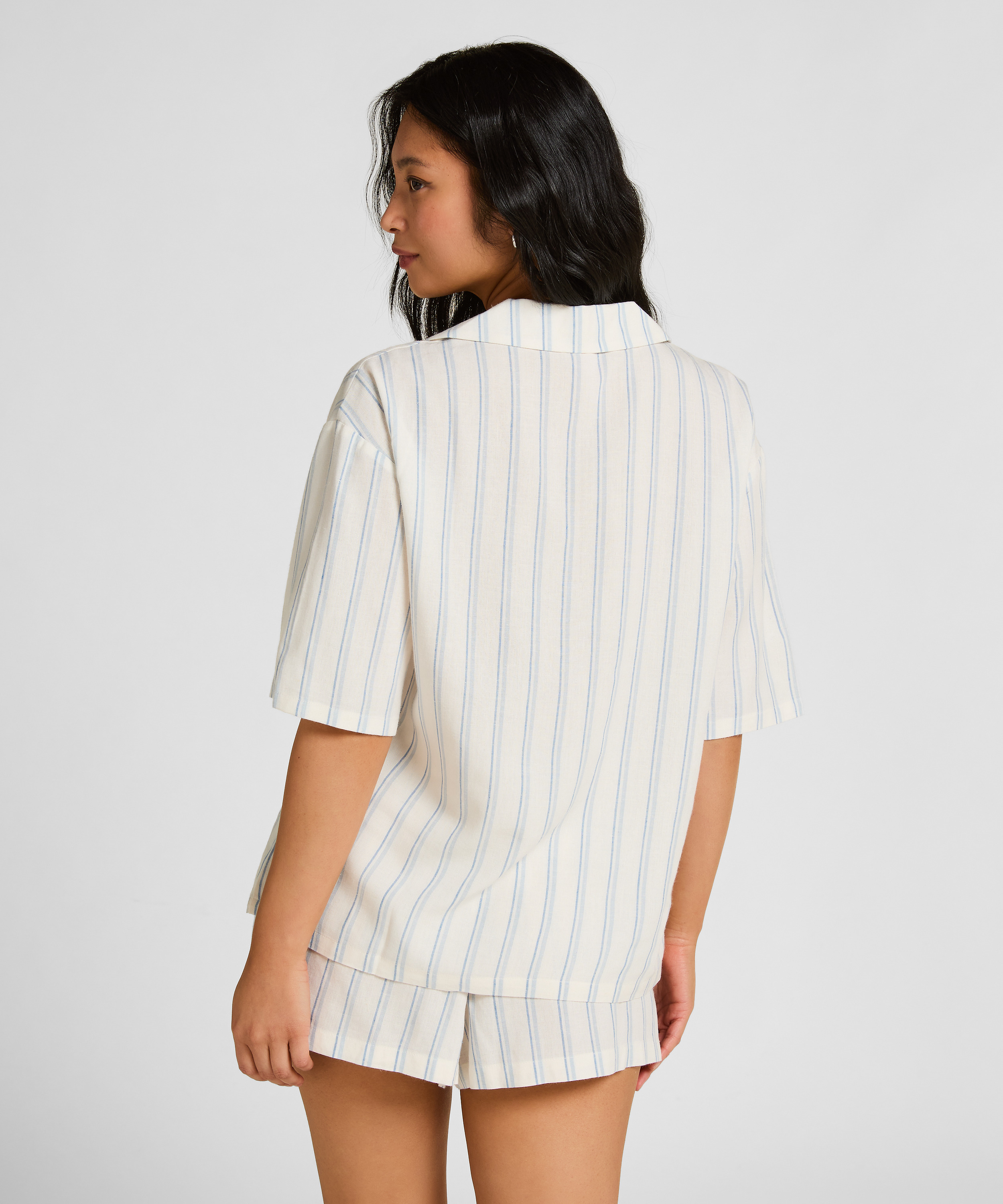 Short Linen, White, main
