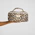 Toiletry Bag Leopard, Beige