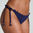 Scallop Bikini Bottoms, Blue