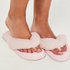 Fake Fur Slippers, Pink