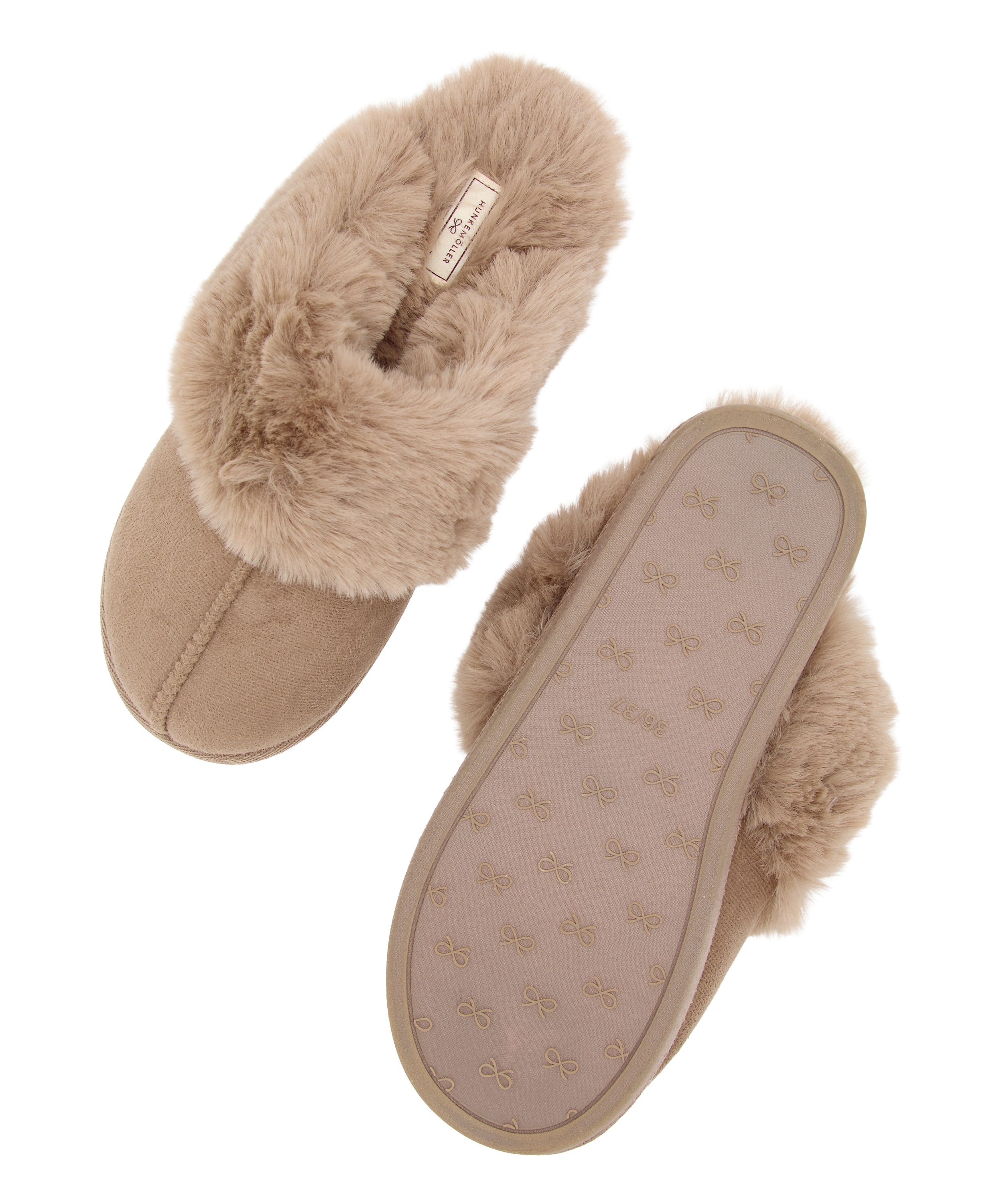 Slippers Suede, Gray, main