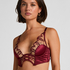 Olivia Non-Padded Underwired Longline Bra, Red