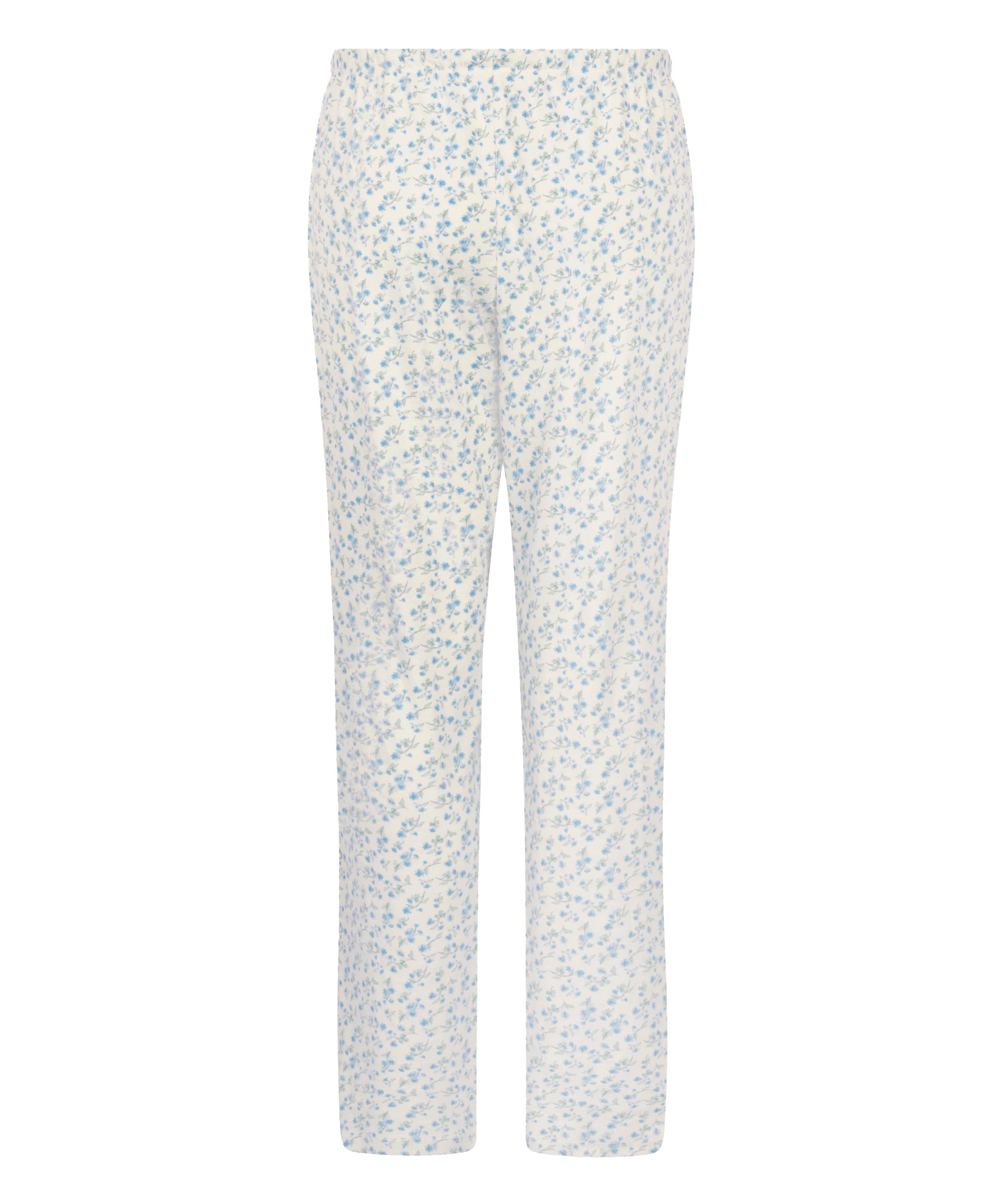 Florecita Pyjama Pants, White, main