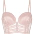 Padded Underwired Longline Bra Rosa, Pink