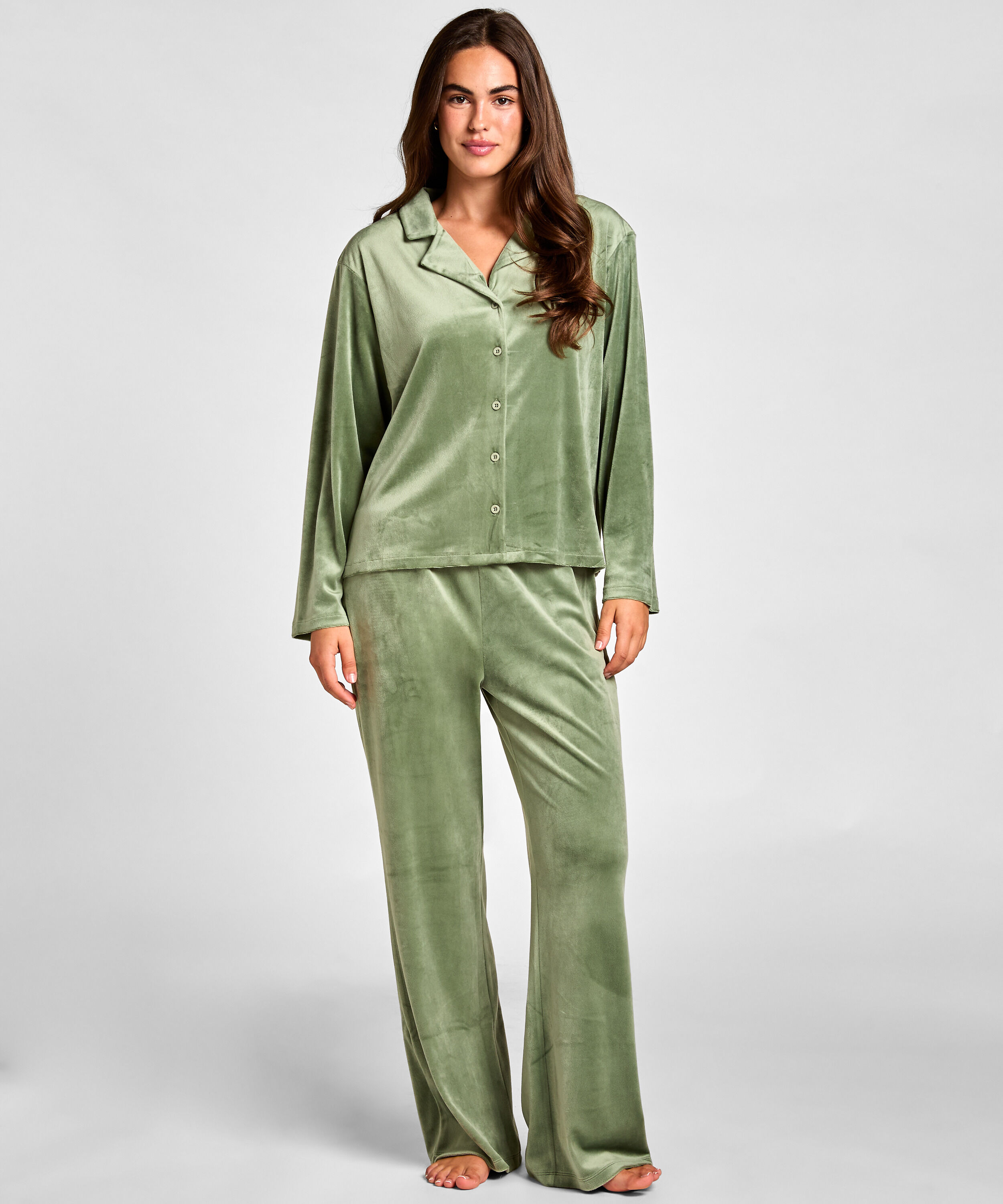 Velour Jacket, Green