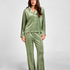 Velour Jacket, Green