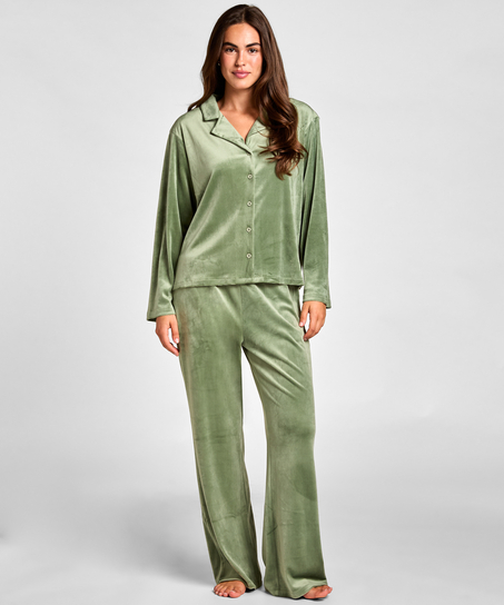 Velour Jacket, Green