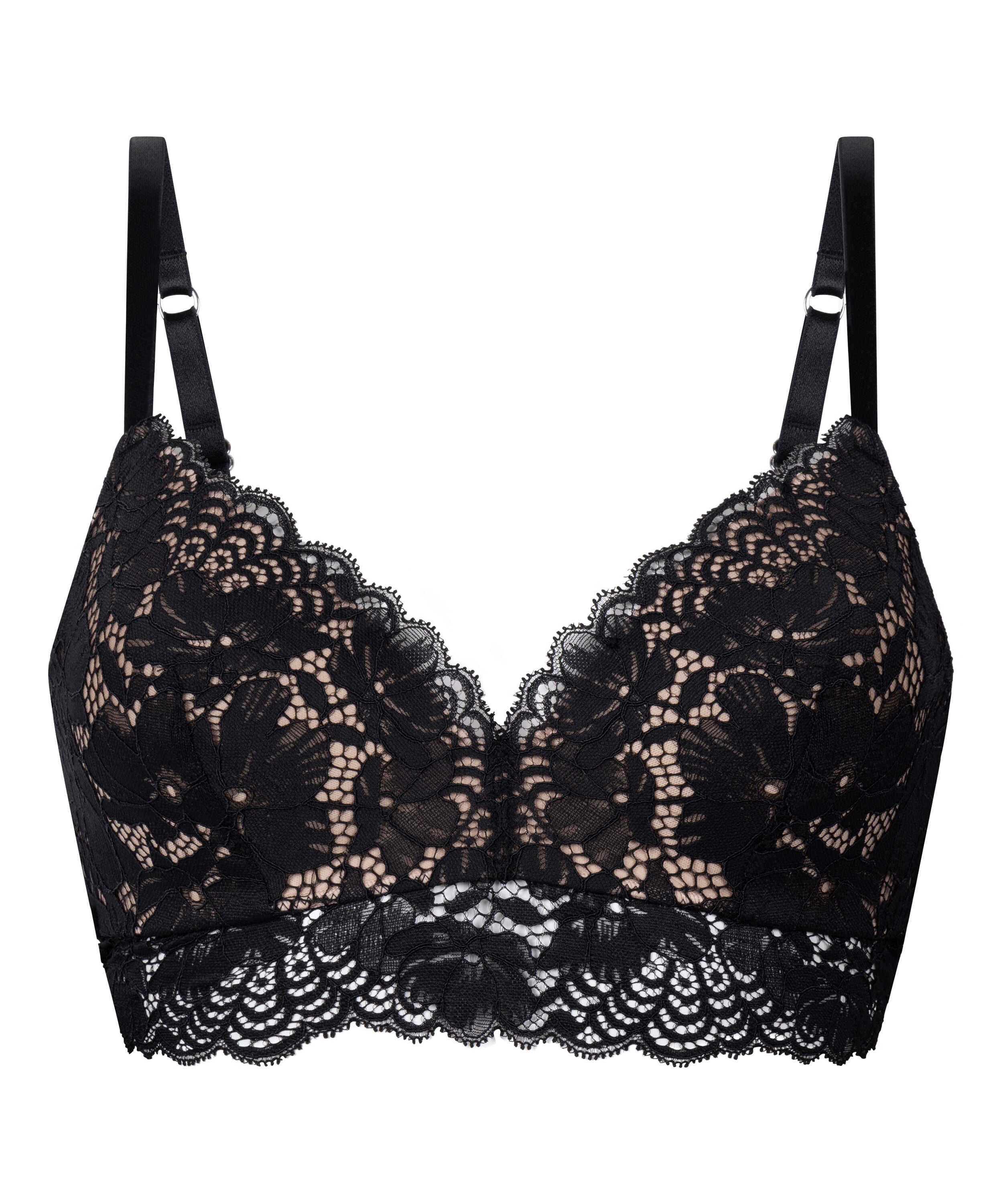 Andrea Padded Non-Wired Bra, Black