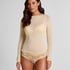 super soft Boatneck shirt with Cashmere, Yellow