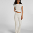 Flared Lounge Pants, Grey